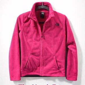 North Face Morningside Full-Zip Fleece Jacket in Passion Pink